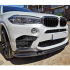 BMW X6 F16 2014-2019 Frontlippe Lip V2 für F86, Carbon Foto 2