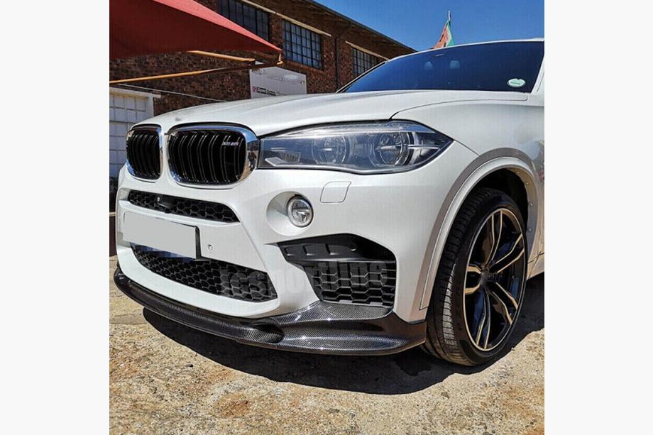 BMW X6 F16 2014-2019 Frontlippe Lip V2 für F86, Carbon Image