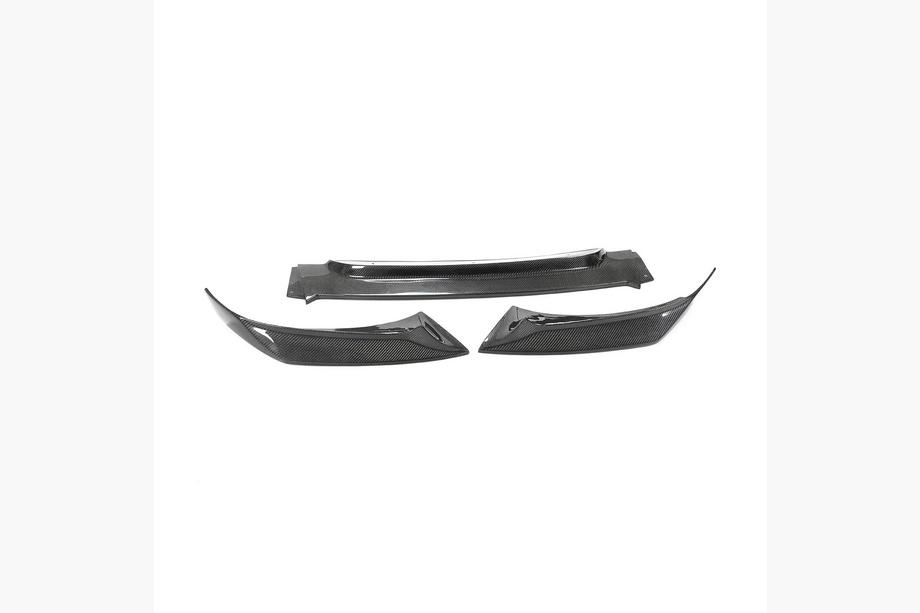 BMW X6 F16 2014-2019 Frontstoßstange Lippe V2 Aufsatz (für Base, Carbon) Image