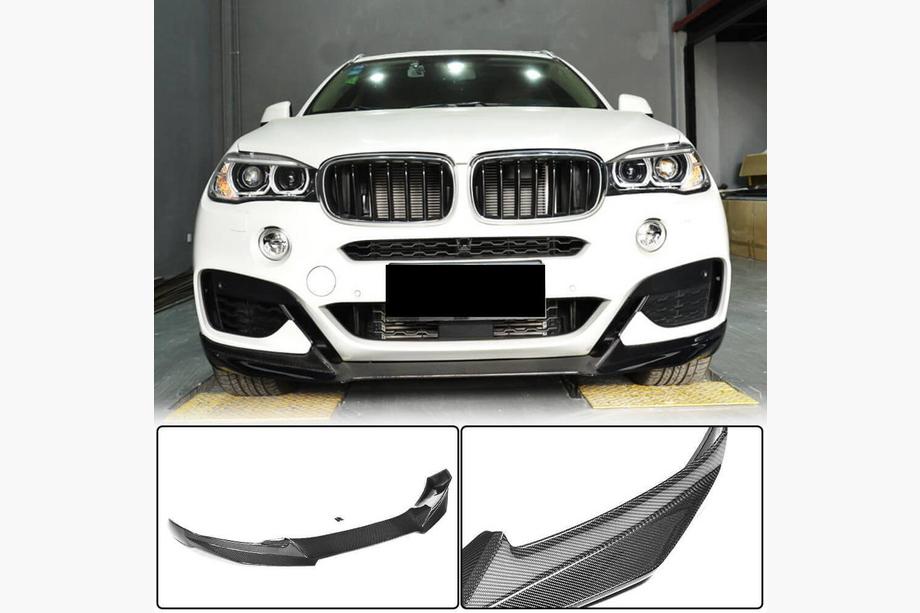 BMW X6 F16 2014-2019 Frontlippe Stoßstange (für M-Sport, Carbon) Image