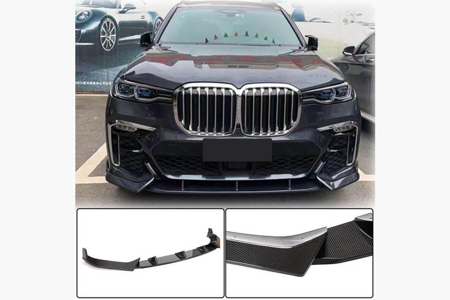 BMW X7 G07 2019- Frontstoßstangenlippe (für M-Sport 2019-2022, Carbon) Foto 10