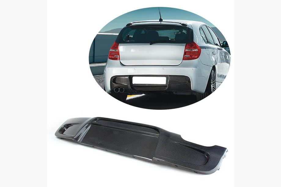 BMW 1 Series E81/E82/E87/E88 2004-2011 Heckdiffusor V1 für E87 M-Sport, Carbon Foto 1
