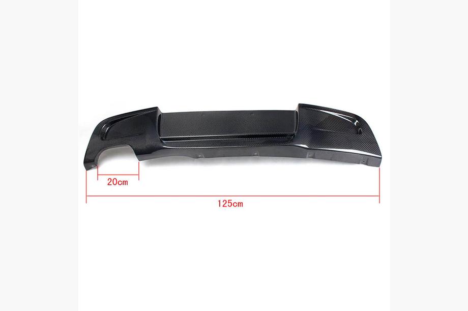 BMW 1 Series E81/E82/E87/E88 2004-2011 Heckdiffusor V1 für E87 M-Sport, Carbon Foto 5