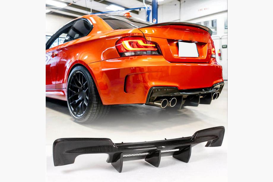 BMW 1 Series E81/E82/E87/E88 2004-2011 Heckstoßstangendiffusor FRP (für 1M E82) Image