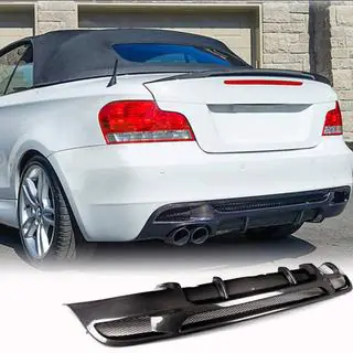 Heckdiffusor V1 für E82/E88 M-Sport, Carbon Foto 1