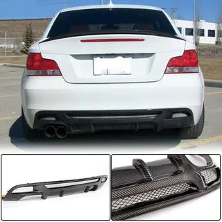 Heckdiffusor V1 für E82/E88 M-Sport, Carbon Foto 2