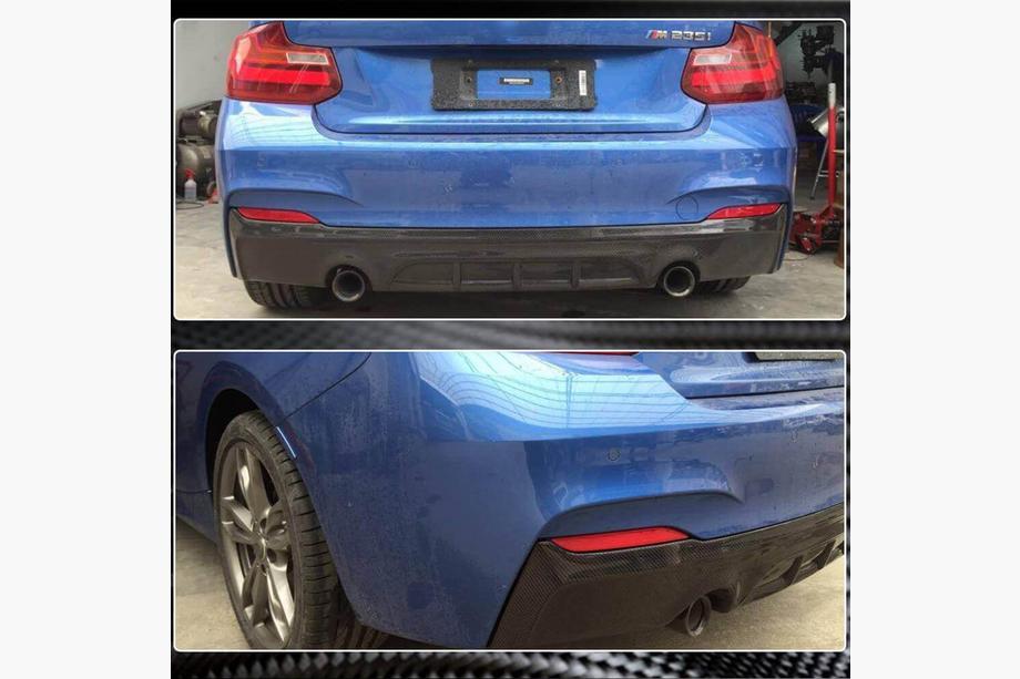BMW 2 Series F22/F23 2014-2021 Heckdiffusor V1 für F22/F23 M-Sport, Carbon Foto 3
