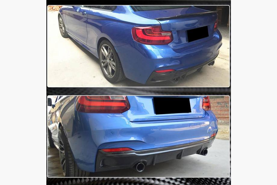 BMW 2 Series F22/F23 2014-2021 Heckdiffusor V3 (für F22/F23 M-Sport, Carbon) Foto 3
