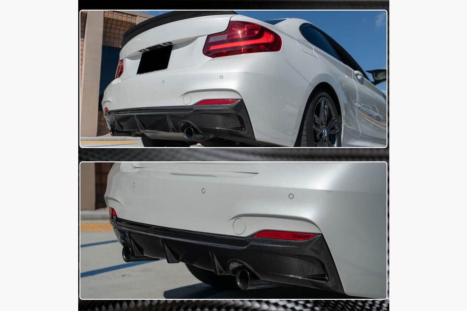 BMW 2 Series F22/F23 2014-2021 Heckdiffusor V3 (für F22/F23 M-Sport, Carbon) Foto 4