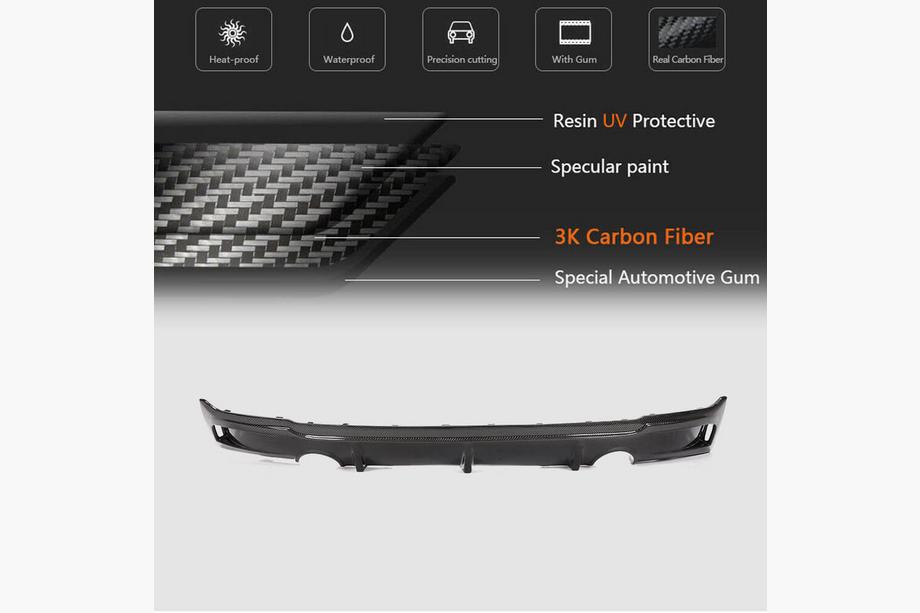 BMW 2 Series F22/F23 2014-2021 Heckdiffusor V3 (für F22/F23 M-Sport, Carbon) Foto 5
