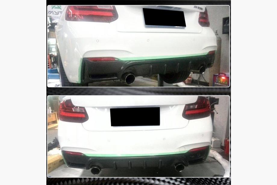 BMW 2 Series F22/F23 2014-2021 Heckdiffusor V4 (für F22/F23 M-Sport, Carbon) Foto 4
