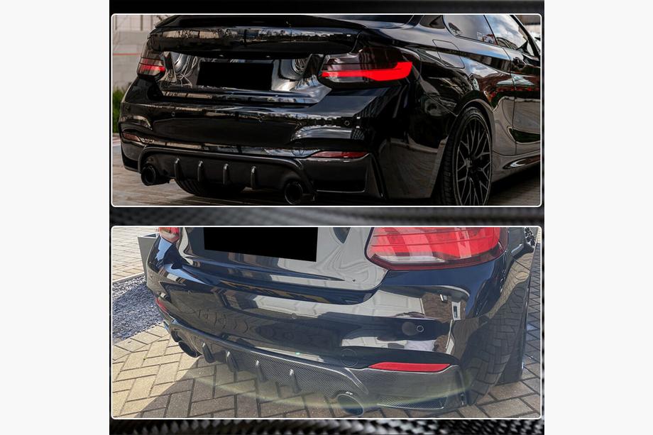 BMW 2 Series F22/F23 2014-2021 Heckdiffusor V4 (für F22/F23 M-Sport, Carbon) Foto 5