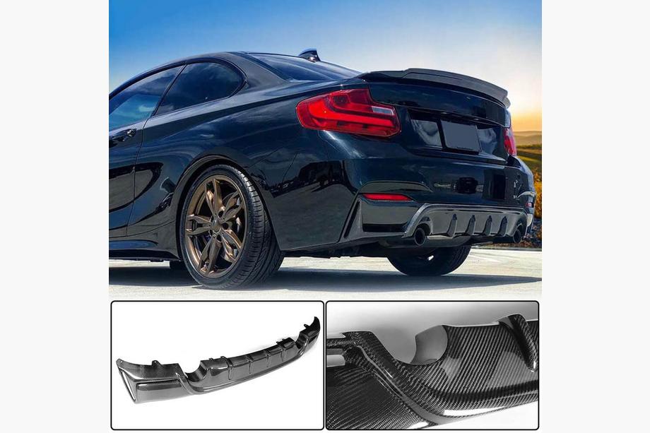 BMW 2 Series F22/F23 2014-2021 Heckstoßstangendiffusor FRP V5 (für F22/F23 M Sport) Foto 2