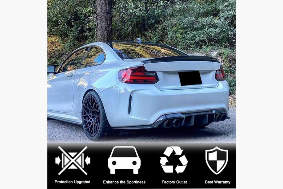 BMW 2 Series F22/F23 2014-2021 Heckdiffusor V1 für F87 M2/M2C, Carbon Foto 3