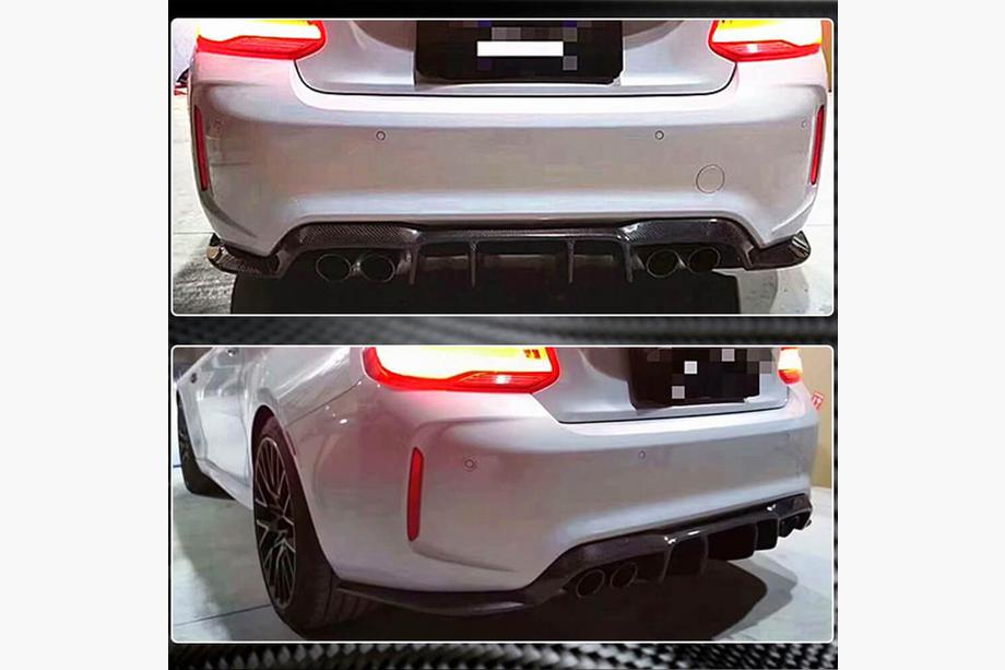 BMW 2 Series F22/F23 2014-2021 Heckdiffusor V1 für F87 M2/M2C, Carbon Foto 4