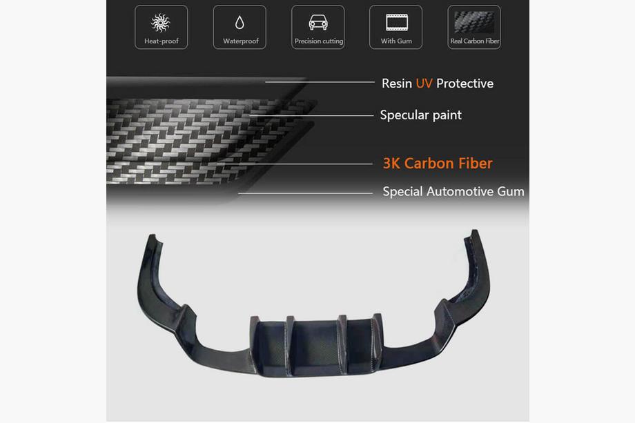 BMW 2 Series F22/F23 2014-2021 Heckdiffusor V1 für F87 M2/M2C, Carbon Foto 10