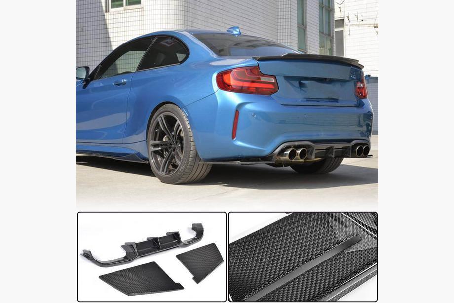 BMW 2 Series F22/F23 2014-2021 Heckdiffusor V3 (für F87 M2/M2C, Carbon) Foto 1