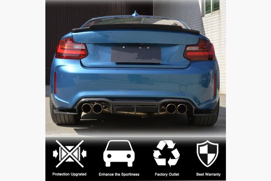 BMW 2 Series F22/F23 2014-2021 Heckdiffusor V3 (für F87 M2/M2C, Carbon) Foto 2