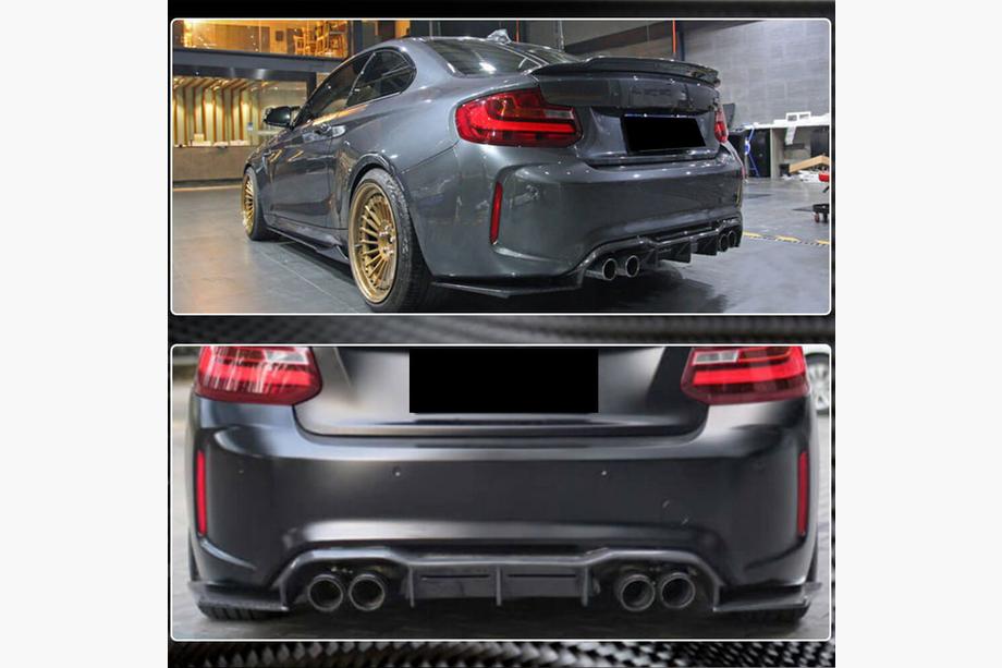 BMW 2 Series F22/F23 2014-2021 Heckdiffusor V3 (für F87 M2/M2C, Carbon) Foto 3