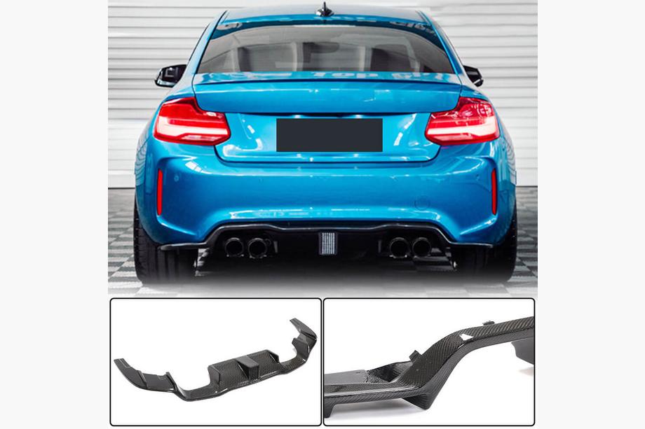 BMW 2 Series F22/F23 2014-2021 Heckdiffusor V7 (für F87 M2/M2C, Carbon) Foto 1