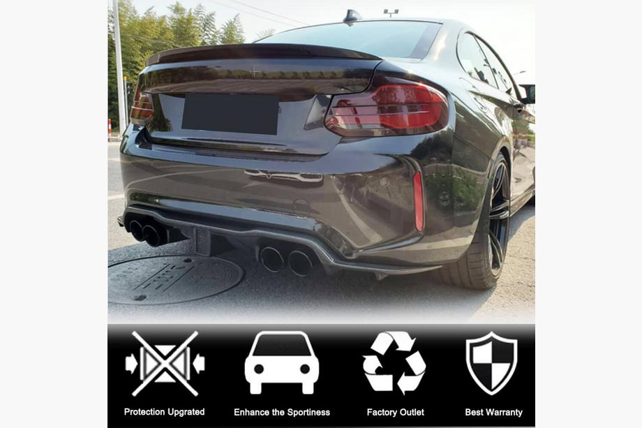 BMW 2 Series F22/F23 2014-2021 Heckdiffusor V7 (für F87 M2/M2C, Carbon) Foto 2