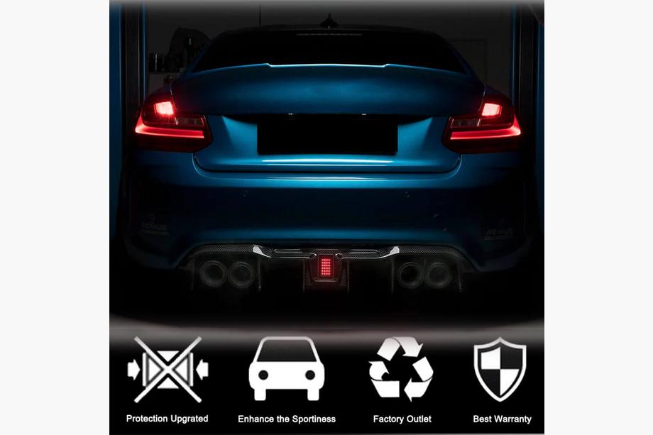BMW 2 Series F22/F23 2014-2021 Heckdiffusor V8 (für F87 M2/M2C, Carbon) Foto 3