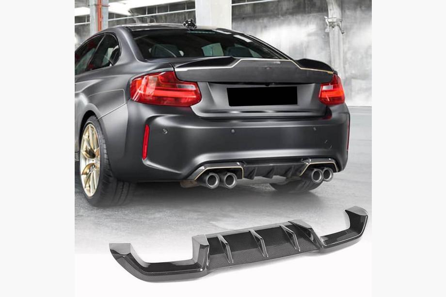 BMW 2 Series F22/F23 2014-2021 Heckdiffusor V5 für F87 M2/M2C, Carbon Image