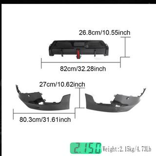 Heckdiffusor V1 (für M-Sport, Carbon) BMW 2 Series G42 2021- Foto 4