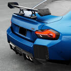 BMW 2 Series G42 2021- Heckdiffusor V2 (für G87, Carbon) Foto 2