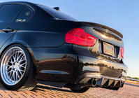 BMW 3 Series E90/E91 2005-2011 Heckdiffusor V1 für E90 M-Sport, Carbon Foto 3