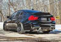BMW 3 Series E90/E91 2005-2011 Heckstoßstangendiffusor FRP V5 (für E90 M Sport) Foto 2