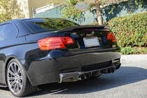BMW 3 Series E92/E93 2006–2013 Heckstoßstangendiffusor V-Style (für M3, Carbon) Foto 4