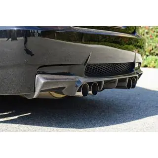 Heckstoßstangendiffusor V-Style (für M3, Carbon) Foto 2