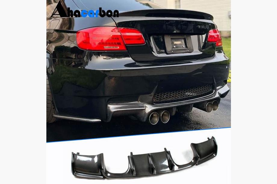 BMW 3 Series E92/E93 2006–2013 Heckstoßstangendiffusor V-Style (für M3, Carbon) Image
