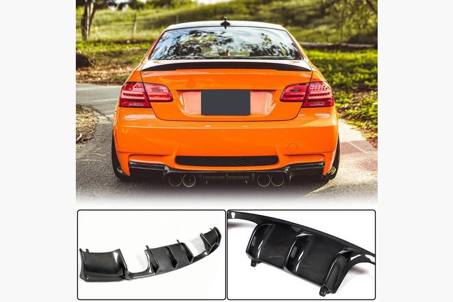 BMW 3 Series E90/E91 2005-2011 Heckstoßstangendiffusor V-Style (für M3, Carbon) Image
