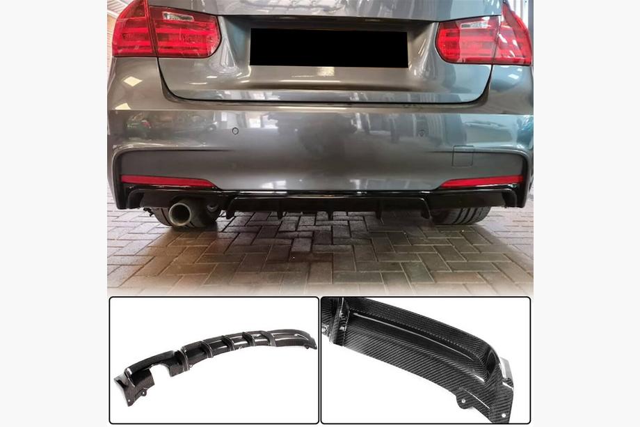 BMW 3 Series F30/F31 2012-2019 Heckdiffusor V3 (für F30 M-Sport, Carbon) Foto 1