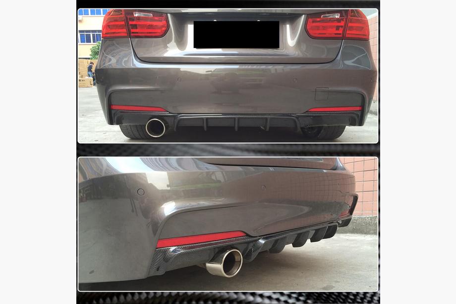 BMW 3 Series F30/F31 2012-2019 Heckdiffusor V3 (für F30 M-Sport, Carbon) Foto 2