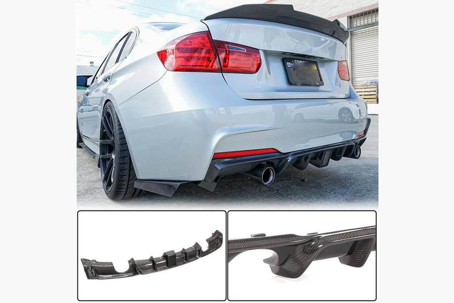 BMW 3 Series F30/F31 2012-2019 Heckstoßstangendiffusor Carbon V9 (für M-Sport) Foto 8