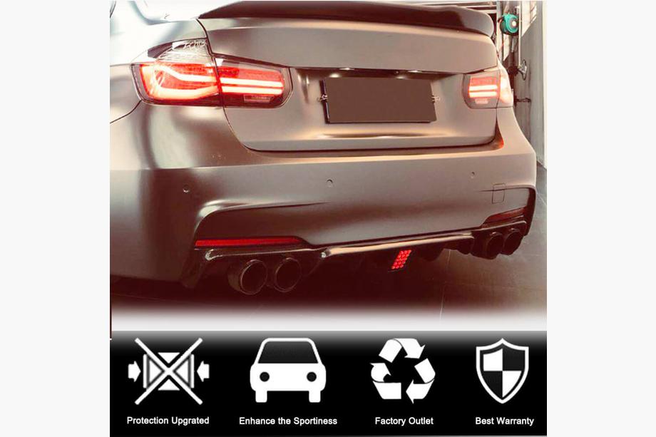 BMW 3 Series F30/F31 2012-2019 Heckdiffusor Carbon V11 (für M-Sport) Foto 11