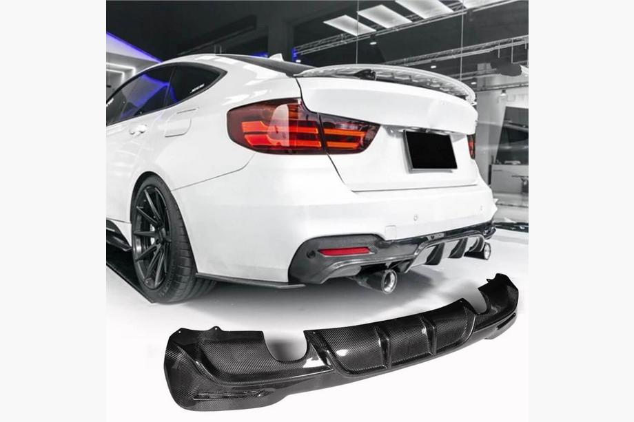 BMW 3 Series F34 2013–2020 Heckdiffusor V2 für F34 M-Sport, Carbon Foto 1