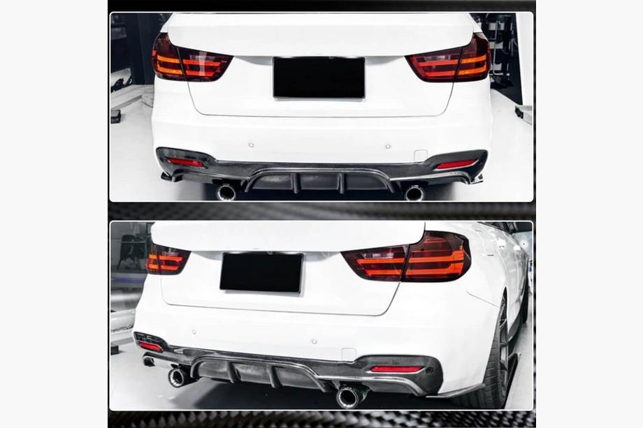 BMW 3 Series F34 2013–2020 Heckdiffusor V2 für F34 M-Sport, Carbon Foto 4