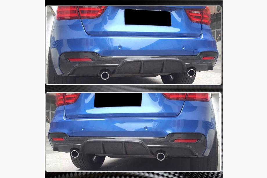 BMW 3 Series F34 2013–2020 Heckdiffusor V2 für F34 M-Sport, Carbon Foto 5