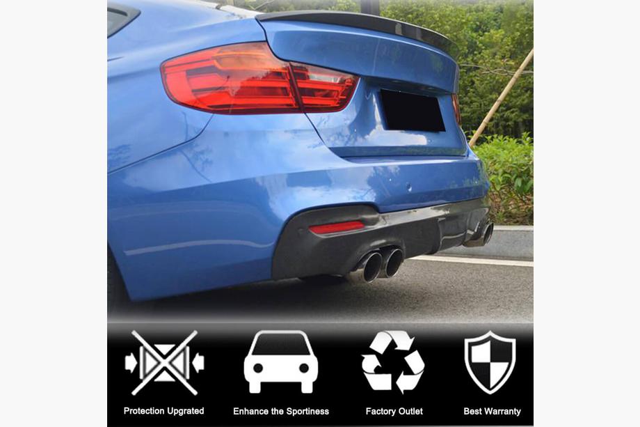 BMW 3 Series F34 2013–2020 Heckdiffusor V3 (für F34 M-Sport, Carbon) Foto 2