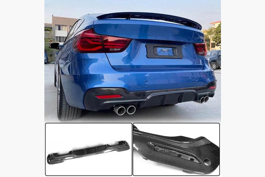 BMW 3 Series F34 2013–2020 Heckdiffusor V4 (für F34 M-Sport, Carbon) Foto 1