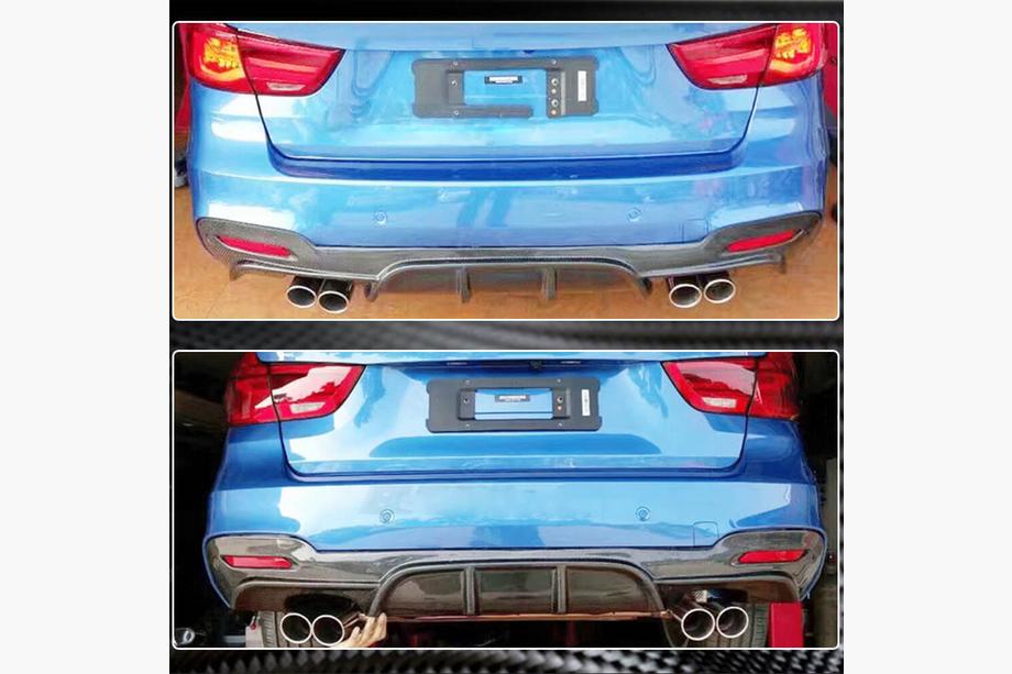 BMW 3 Series F34 2013–2020 Heckdiffusor V4 (für F34 M-Sport, Carbon) Foto 4