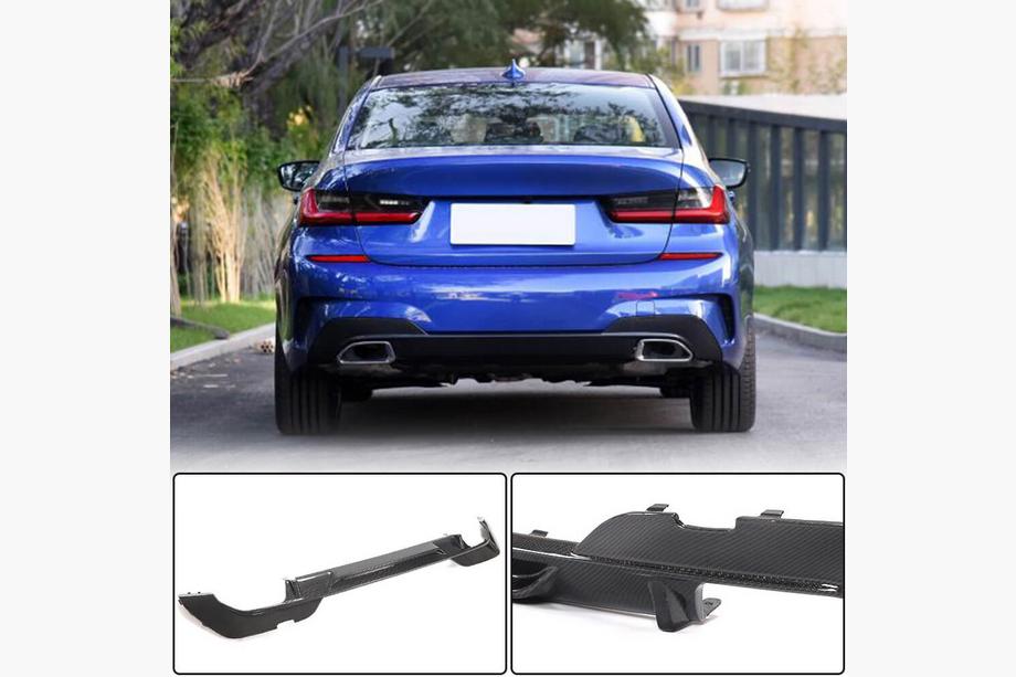 BMW 3 Series G20/G21 2018- Heckdiffusor V1 für M-Sport 2018-2022, Carbon Image