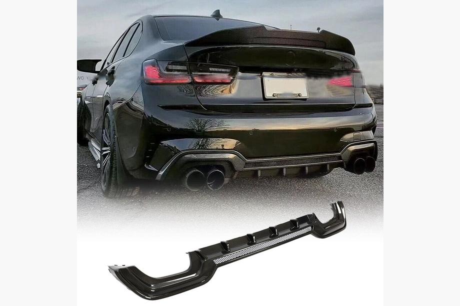 BMW 3 Series G20/G21 2018- Heckdiffusor V2 (für M-Sport 2018-2022, Carbon) Foto 2