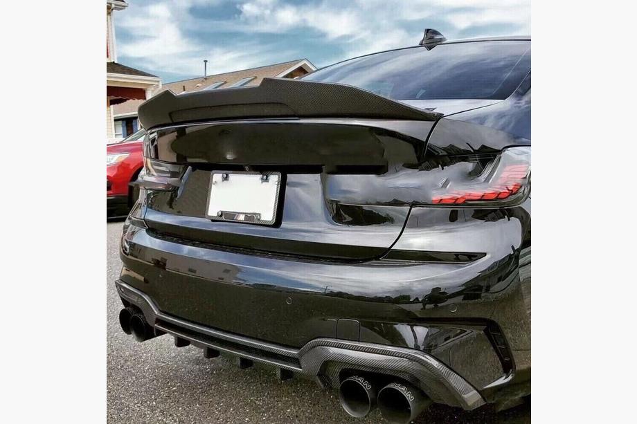 BMW 3 Series G20/G21 2018- Heckdiffusor V2 (für M-Sport 2018-2022, Carbon) Foto 3