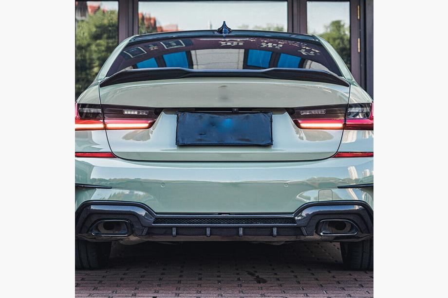 BMW 3 Series G20/G21 2018- Heckdiffusor V2 (für M-Sport 2018-2022, Carbon) Foto 5
