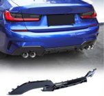 BMW 3 Series G20/G21 2018- Heckstoßstangendiffusor FRP V2 (2022+, M-Sport) Foto 1